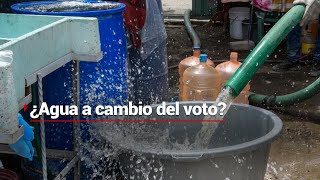 ¡EL COLMO! | Operadores políticos condicionan la distribución de AGUA POTABLE en Chiconautla, EDOMEX