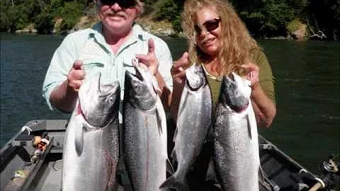 Rogue River King Landed by Julie Divens