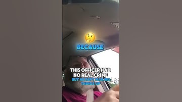 This officer had no real crime he just made things up #shorts #policeofficers #cops