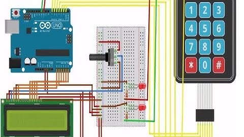 Arduino Security Panel System with using Keypad and LCD Display