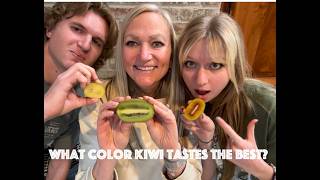 🥝🥝 What's the best tasting KIWI? We tried Green, Red & Gold kiwi to find out. 🥝🥝