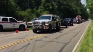 Raw: Emergency Crews Respond to Jet Crash in SC