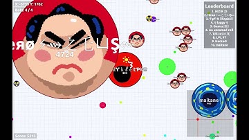 Insane Teaming With Random Heяø⚡ Guy//Teaming With Random People//Agar.io Video