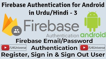 Firebase Auth for Android-3| Implementing Email/Password Authentication [Sign in, Sign Up,Sign Out]
