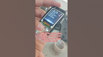 Nokia ta-1416 battry temperature to low 100% Done 😎✌ #nokia #1416 #nokiamobile #shorts
