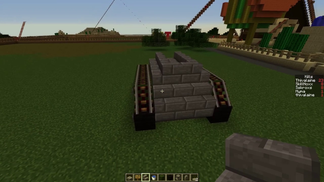 Comment Faire Un Char Sur Minecraft Avec Commande