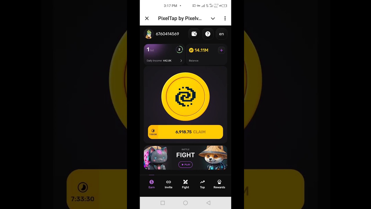 Pixel tap by pixelverse binance wallet connect..