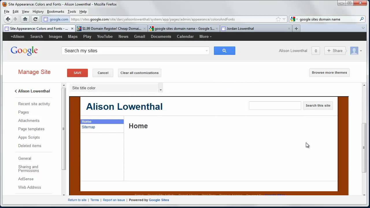 Create a Personal Website with Google Sites in Minutes