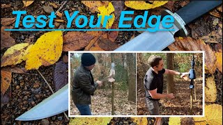 Cold Steel Laredo Bowie Meat Cut Test: (Clothing v.s. Bare Flesh)
