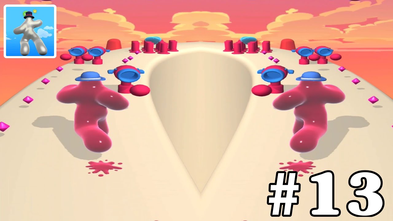 Blob Runner 3D - Gameplay Lvl 13 (iOS/Androd)