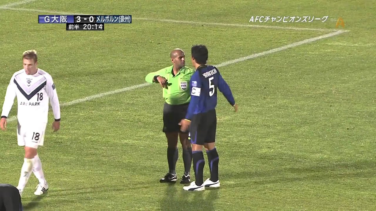 Gamba Osaka 5 1 Melbourne Victory 01 03 11 Acl 11 Youtube