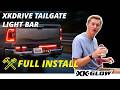 Installing the XKdrive Truck Tailgate Light Bar – Universal Fit #ledlighting #truckaccessories