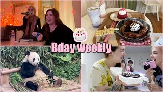 korea weekly vlog 🎂 cafe studio ghibli, sorpresa di compleanno e vediamo i panda a everland!!