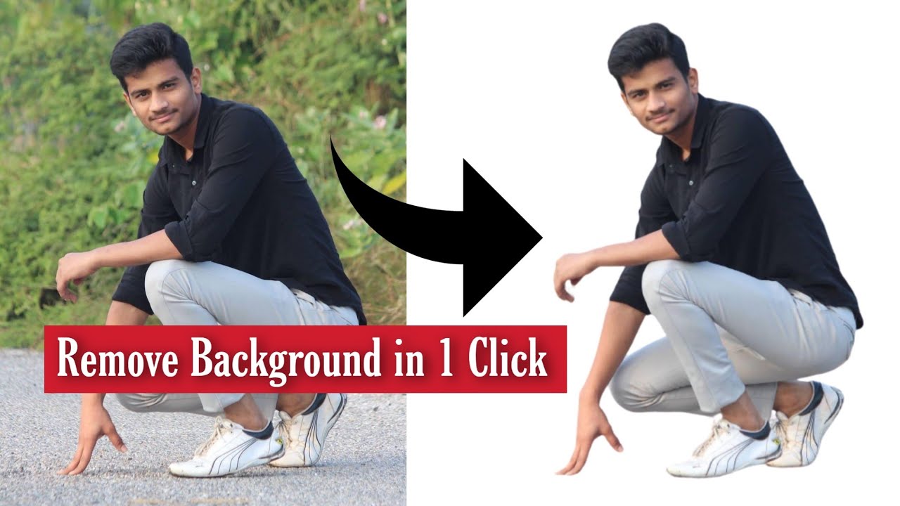Click Remove Background How To Remove Photo Background In One Click | Automatic Background ...