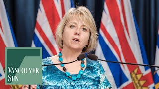 COVID-19: B.C. health officer reports 32 new coronavirus cases, one death | Vancouver Sun