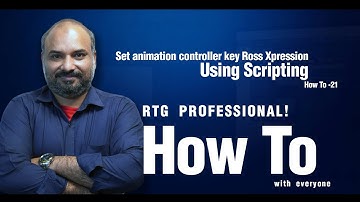 HOW TO-21 Set animation controller key Using Ross XPression  كيفية البرنامج التعليمي
