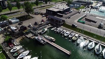 Vlissingen ports, Netherlands 2019.07 aerial video