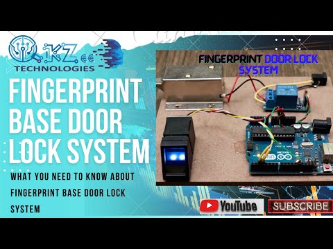 Fingerprint Base Door Lock System with using Arduino|Urdu|DIY(science Projects)