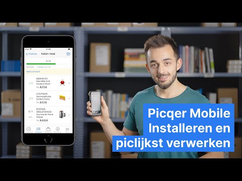 Picqer Mobile 1: De app installeren en een picklijst verwerken