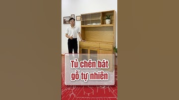 Tủ Chén Bát Gỗ Tự Nhiên – Chuẩn Mực Tủ Bếp Thế Hệ Mới!