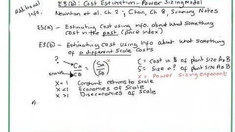 Ec314: E5(b)--Power Sizing Model