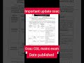 🚨 OSSC CGLRE Mains Exam Date Announced! 🚨Ossc cgl exam preparation all syllabus strategy