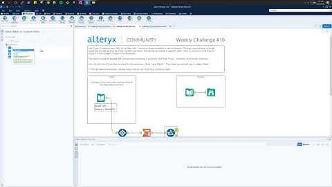 Alteryx Study Session #4 - Weekly Challenge