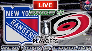 New York Rangers vs Carolina Hurricanes Game 4 LIVE Stream Game Audio | NHL Playoffs Cast & Chat