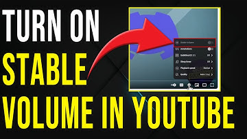 How To Turn On Stable Volume In YouTube In Laptop (How To Use Stable Volume In YouTube In Laptop)