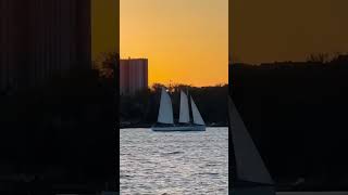 Sunset at Pier 57 facing Jersey City