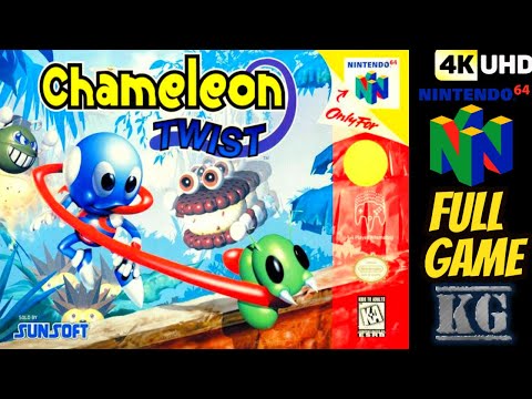 Chameleon Twist [N64] 100% Longplay Walkthrough Playthrough FULL GAME [4K60ᶠᵖˢ UHD🔴]