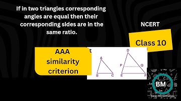 AAA similarity criterion theorem