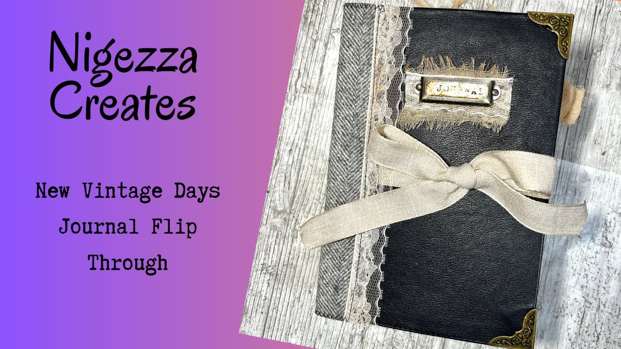 Vintage Scrapbook - Flip Through 