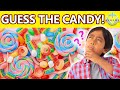 Can You Guess The Candy Challenge! Ryan VS Mom!!