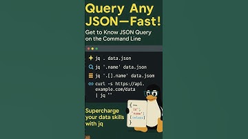 Easily Parse JSON in Linux with jq! (Command-Line Power Tip) 📝✨