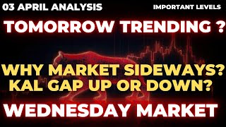 Nifty and Bank Nifty Prediction For Tomorrow 03 April 2024 | Important Levels And Analysis