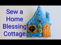 Sew a Home Blessing Cushion - Magical Embroidery.