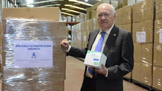 Enfermería con la Palma: la Organización Colegial dona 440.000 mascarillas y 10.000 gafas/pantallas