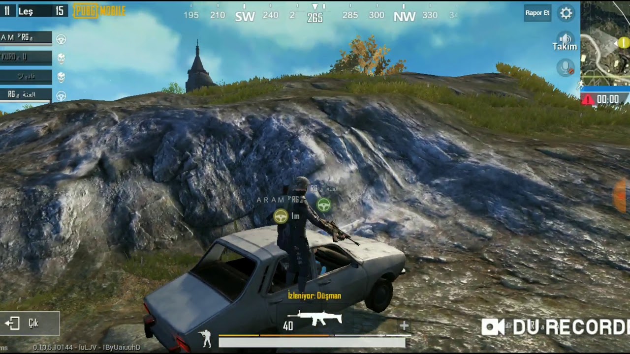 Pubg mobil de hile kullanan Arap (yer görme ve duvar arkası vurma Pubg mobil de hile kullanan Arap (yer görme ve duvar arkası vurma