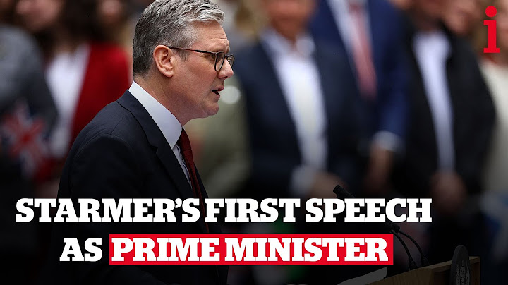 Keir Starmer Gives His First Speech As Prime Minister