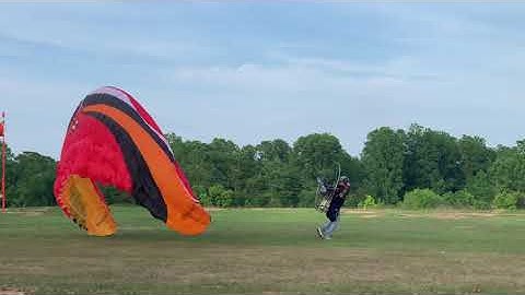 My Paramotor Faceplant!!! Day before 1st flight. #Kyle O