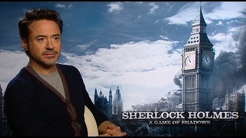 Sherlock Holmes: A Game Of Shadows: Robert Downey Jr Interview