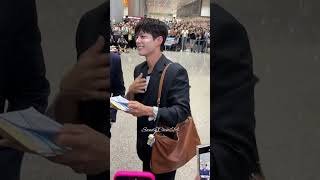 CELINE 全球品牌大使#朴寶劍 #박보검 #パクボゴム #พัคโบกอม #bogummy #ParkBoGum #接機 #Taiwan #CELINE #20240422