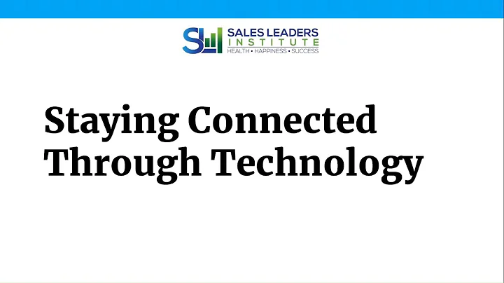 SLI HowTo: Staying Connected Through Technology wi...