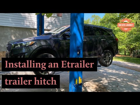 How to install a trailer hitch on a Kia Sorento