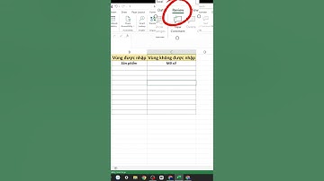 [Thủ thuật Excel] Giới hạn VÙNG CHO PHÉP người khác nhập dữ liệu bằng thủ thuật này #Shorts