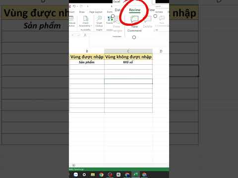 [Thủ thuật Excel] Giới hạn VÙNG CHO PHÉP người khác nhập dữ liệu bằng thủ thuật này #Shorts mới nhất 2023