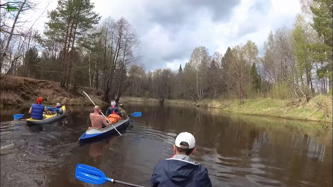 Байдарочный поход по реке Вишера Новгородская область