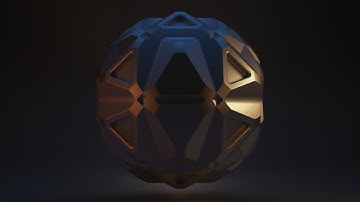 "Creating a Complex Cube Compound: CAD Truncation & Blender 3D Cycles Lighting Setup"