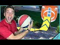 We Built a GIANT SKEEBALL game in my BACKYARD!